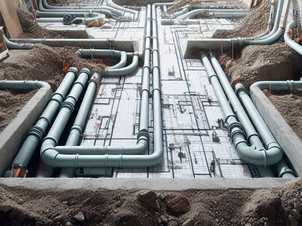 Instalação de novas redes de esgoto