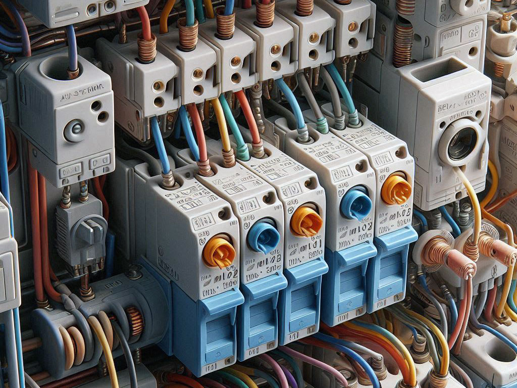 Montagem de quadros elétricos fixos e móveis